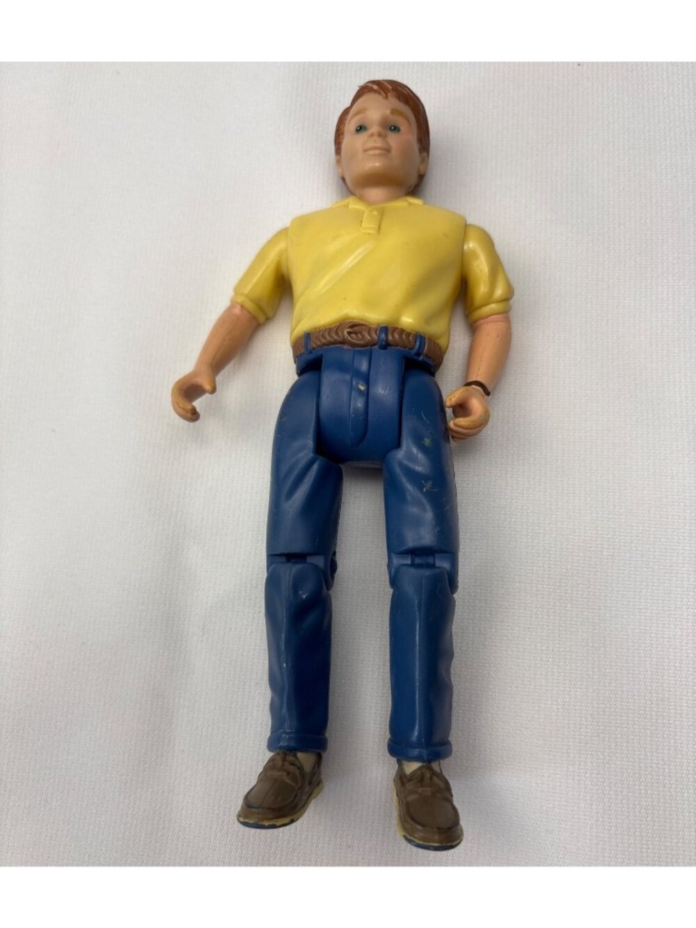 Fisher-Price Loving Family Dad Action Figure 1998 5" Yellow Polo Blue Pants
